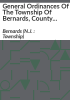 General_ordinances_of_the_Township_of_Bernards__County_of_Somerset__State_of_New_Jersey