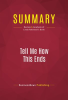 Summary__Tell_Me_How_This_Ends