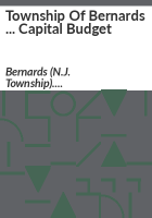 Township_of_Bernards_____capital_budget