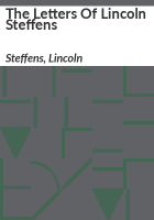 The_letters_of_Lincoln_Steffens